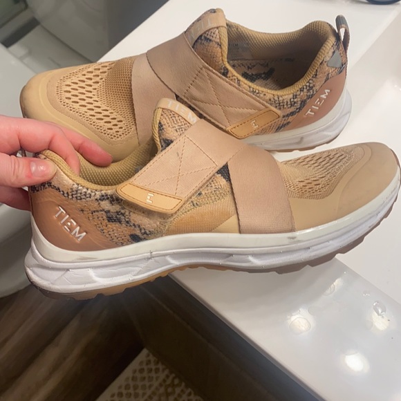 Tiem Shoes Tiem Tan Snakeskin Cycling Shoes W Spd Clips Poshmark